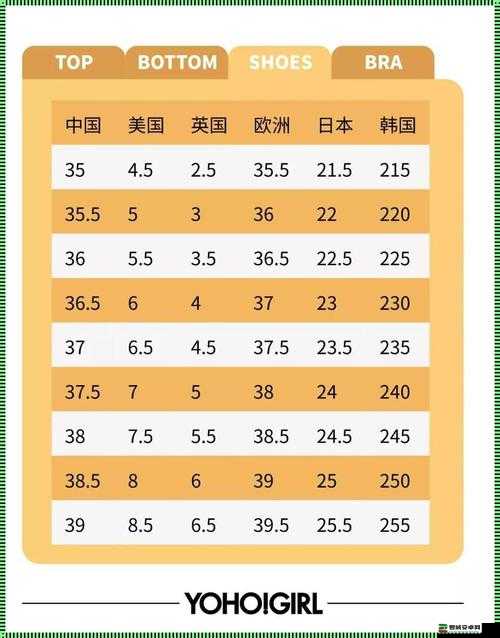 国产尺码与欧洲尺码表 CCTV 之详细对比分析与解读